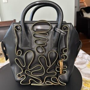 39%OFF!! -Stella McCartney Black Cavendish Mini Boston Zip Bag